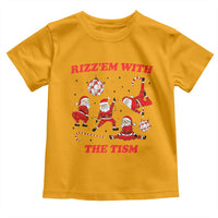 Funny Santa Christmas Toddler T Shirt Rizz Em With The Tism - Wonder Print Shop