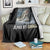 Funny Alpha Wolf Christmas Meme Throw Blanket Human By Chance Alpha By Choice - Wonder Print Shop