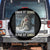 Funny Alpha Wolf Christmas Meme Spare Tire Cover Human By Chance Alpha By Choice - Wonder Print Shop