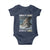 Funny Alpha Wolf Christmas Meme Baby Onesie Human By Chance Alpha By Choice - Wonder Print Shop