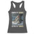 Funny Alpha Wolf Christmas Meme Racerback Tank Top Human By Chance Alpha By Choice - Wonder Print Shop