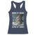 Funny Alpha Wolf Christmas Meme Racerback Tank Top Human By Chance Alpha By Choice - Wonder Print Shop