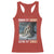 Funny Alpha Wolf Christmas Meme Racerback Tank Top Human By Chance Alpha By Choice - Wonder Print Shop
