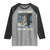 Funny Alpha Wolf Christmas Meme Raglan Shirt Human By Chance Alpha By Choice - Wonder Print Shop