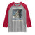 Funny Alpha Wolf Christmas Meme Raglan Shirt Human By Chance Alpha By Choice - Wonder Print Shop