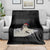 Funny Smoking Cat Christmas Meme Throw Blanket - Wonder Print Shop