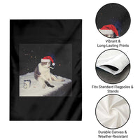 Funny Smoking Cat Christmas Meme Garden Flag - Wonder Print Shop
