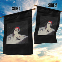 Funny Smoking Cat Christmas Meme Garden Flag - Wonder Print Shop