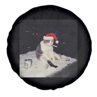 Funny Smoking Cat Christmas Meme Spare Tire Cover - Wonder Print Shop