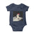 Funny Smoking Cat Christmas Meme Baby Onesie - Wonder Print Shop