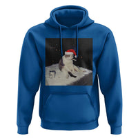 Funny Smoking Cat Christmas Meme Hoodie - Wonder Print Shop