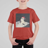 Funny Smoking Cat Christmas Meme T Shirt For Kid - Wonder Print Shop