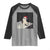 Funny Smoking Cat Christmas Meme Raglan Shirt - Wonder Print Shop