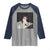 Funny Smoking Cat Christmas Meme Raglan Shirt - Wonder Print Shop