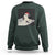 Funny Smoking Cat Christmas Meme Sweatshirt - Wonder Print Shop