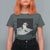 Funny Smoking Cat Christmas Meme T Shirt For Women - Wonder Print Shop