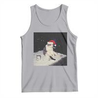Funny Smoking Cat Christmas Meme Tank Top - Wonder Print Shop