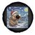 Otter Beer Christmas Spare Tire Cover Starry Night Van Gogh - Wonder Print Shop