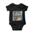 Otter Beer Christmas Baby Onesie Starry Night Van Gogh - Wonder Print Shop