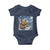 Otter Beer Christmas Baby Onesie Starry Night Van Gogh - Wonder Print Shop