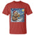 Otter Beer Christmas T Shirt Starry Night Van Gogh - Wonder Print Shop