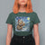 Otter Beer Christmas T Shirt For Women Starry Night Van Gogh - Wonder Print Shop