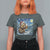 Otter Beer Christmas T Shirt For Women Starry Night Van Gogh - Wonder Print Shop