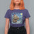 Otter Beer Christmas T Shirt For Women Starry Night Van Gogh - Wonder Print Shop