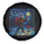 Bigfoot Christmas Spare Tire Cover Starry Night Van Gogh - Wonder Print Shop