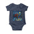 Bigfoot Christmas Baby Onesie Starry Night Van Gogh - Wonder Print Shop
