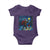 Bigfoot Christmas Baby Onesie Starry Night Van Gogh - Wonder Print Shop