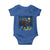 Bigfoot Christmas Baby Onesie Starry Night Van Gogh - Wonder Print Shop