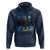 Bigfoot Christmas Hoodie Starry Night Van Gogh - Wonder Print Shop