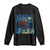 Bigfoot Christmas Long Sleeve Shirt Starry Night Van Gogh - Wonder Print Shop