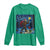 Bigfoot Christmas Long Sleeve Shirt Starry Night Van Gogh - Wonder Print Shop