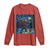 Bigfoot Christmas Long Sleeve Shirt Starry Night Van Gogh - Wonder Print Shop