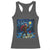 Bigfoot Christmas Racerback Tank Top Starry Night Van Gogh - Wonder Print Shop