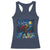 Bigfoot Christmas Racerback Tank Top Starry Night Van Gogh - Wonder Print Shop
