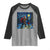 Bigfoot Christmas Raglan Shirt Starry Night Van Gogh - Wonder Print Shop