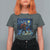 Bigfoot Christmas T Shirt For Women Starry Night Van Gogh - Wonder Print Shop