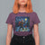 Bigfoot Christmas T Shirt For Women Starry Night Van Gogh - Wonder Print Shop