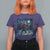 Bigfoot Christmas T Shirt For Women Starry Night Van Gogh - Wonder Print Shop