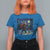Bigfoot Christmas T Shirt For Women Starry Night Van Gogh - Wonder Print Shop