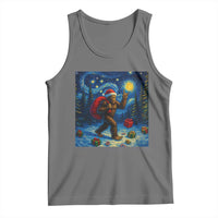 Bigfoot Christmas Tank Top Starry Night Van Gogh - Wonder Print Shop