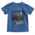Bigfoot Christmas Toddler T Shirt Starry Night Van Gogh - Wonder Print Shop
