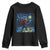 Bigfoot Christmas Youth Sweatshirt Starry Night Van Gogh - Wonder Print Shop