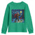 Bigfoot Christmas Youth Sweatshirt Starry Night Van Gogh - Wonder Print Shop