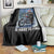 Funny Bigfoot Motorcycle Christmas Throw Blanket A Guy Like Me Is Hard To Forest Find - Wonder Print Shop