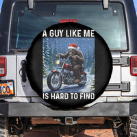 Funny Bigfoot Motorcycle Christmas Spare Tire Cover A Guy Like Me Is Hard To Forest Find - Wonder Print Shop
