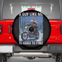 Funny Bigfoot Motorcycle Christmas Spare Tire Cover A Guy Like Me Is Hard To Forest Find - Wonder Print Shop